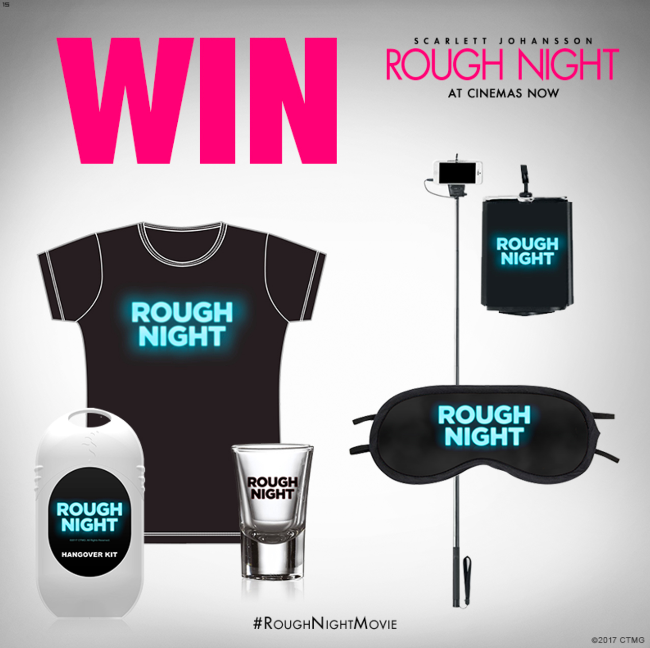 Win a copy of Rough Night starring Scarlett Johansson